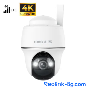  Reolink GO PT Ultra (G440) 4K 8MP 4G LTE Камера с Батерия и Соларен Панел (опция)